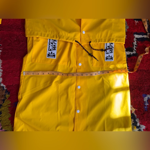 Adidas x Olivia Oblanc Yellow Convertible Trench Coat – NWT Sz S - Picture 8 of 9
